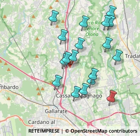 Mappa Via Carabelli, 21040 Oggiona Con Santo Stefano VA, Italia (3.61833)