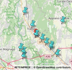 Mappa Via Pasubio, 21049 Tradate VA, Italia (3.83077)
