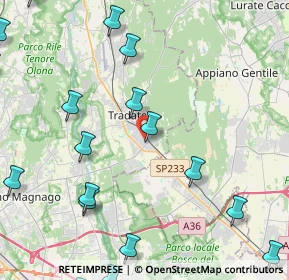 Mappa Via Pasubio, 21049 Tradate VA, Italia (6.475)
