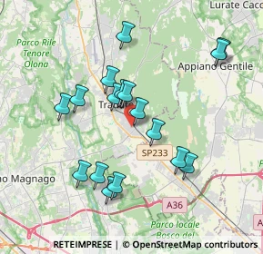 Mappa Via Pasubio, 21049 Tradate VA, Italia (3.49235)