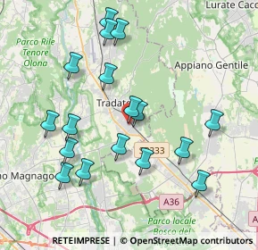Mappa Via Pasubio, 21049 Tradate VA, Italia (3.92765)