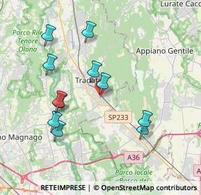 Mappa Via Pasubio, 21049 Tradate VA, Italia (3.77909)