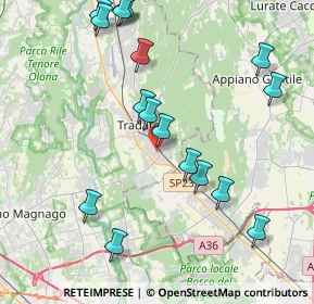 Mappa Via Pasubio, 21049 Tradate VA, Italia (4.57765)