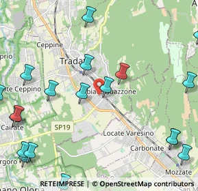 Mappa Via Pasubio, 21049 Tradate VA, Italia (3.069)