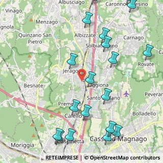 Mappa Via Monte Rosa, 21040 Jerago Con Orago VA, Italia (2.79368)