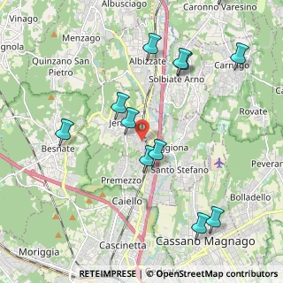 Mappa Via Monte Rosa, 21040 Jerago Con Orago VA, Italia (2.31917)
