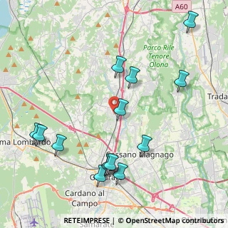 Mappa Via Monte Rosa, 21040 Jerago Con Orago VA, Italia (4.70143)