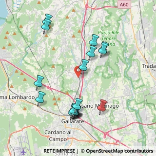 Mappa Via Monte Rosa, 21040 Jerago Con Orago VA, Italia (4.22647)