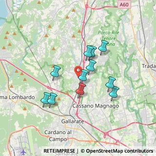 Mappa Via Monte Rosa, 21040 Jerago Con Orago VA, Italia (2.95091)