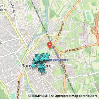 Mappa Via Giulio Bonola Lorella, 28021 Borgomanero NO, Italia (0.4525)