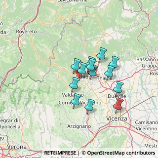 Mappa Via Rivalta, 36015 Schio VI, Italia (10.06692)
