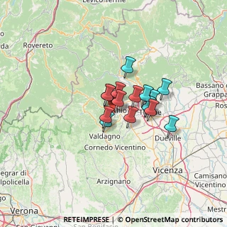 Mappa Via Rivalta, 36015 Schio VI, Italia (7.9325)