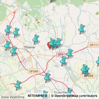 Mappa 36030 Sarcedo VI, Italia (5.9915)