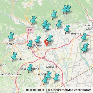 Mappa 36030 Sarcedo VI, Italia (10.315)