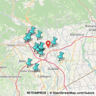 Mappa 36030 Sarcedo VI, Italia (5.90769)