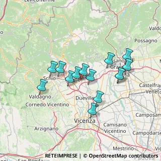 Mappa 36030 Sarcedo VI, Italia (11.92571)