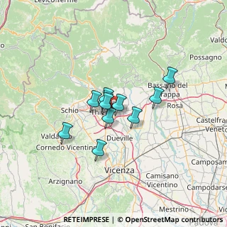 Mappa 36030 Sarcedo VI, Italia (8.53727)