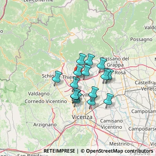 Mappa 36030 Sarcedo VI, Italia (9.72)