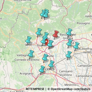 Mappa 36030 Sarcedo VI, Italia (13.67944)