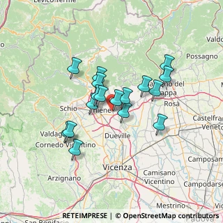 Mappa 36030 Sarcedo VI, Italia (10.91118)