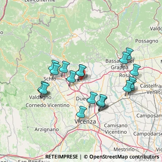 Mappa 36030 Sarcedo VI, Italia (14.5825)