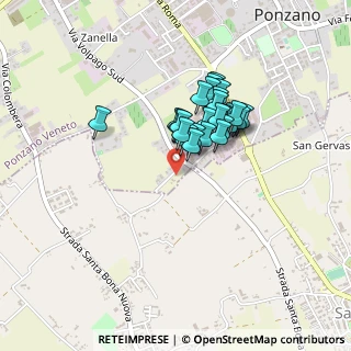 Mappa Via Tagliamento, 31050 Ponzano Veneto TV, Italia (0.31852)