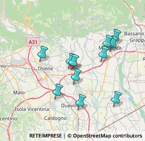 Mappa Via Maglio, 36042 Breganze VI, Italia (6.57818)