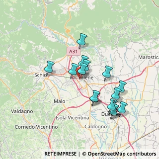 Mappa Via Solferino, 36016 Thiene VI, Italia (6.57333)