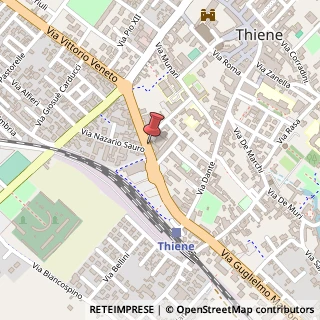 Mappa Viale Vittorio Veneto, 50, 36016 Thiene, Vicenza (Veneto)