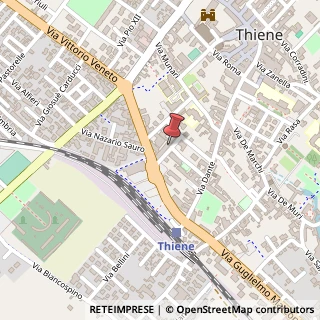 Mappa Via XXV Aprile, 11, 36016 Thiene, Vicenza (Veneto)