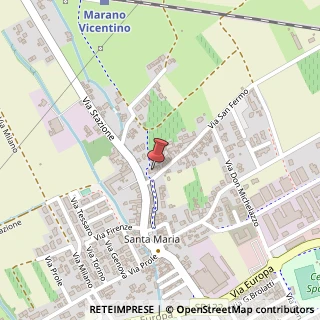 Mappa Via San Fermo, 3, 36035 Marano Vicentino, Vicenza (Veneto)