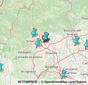 Mappa Via II Giugno, 36016 Thiene VI, Italia (19.17455)