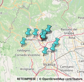 Mappa Via II Giugno, 36016 Thiene VI, Italia (6.77417)