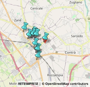 Mappa Viale dello Sport, 36016 Thiene VI, Italia (1.21462)