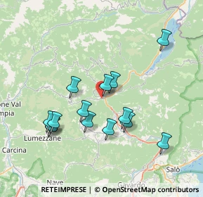 Mappa Località Isolo, 25078 Vestone BS, Italia (7.04714)