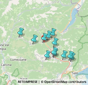 Mappa Località Isolo, 25078 Vestone BS, Italia (5.95)