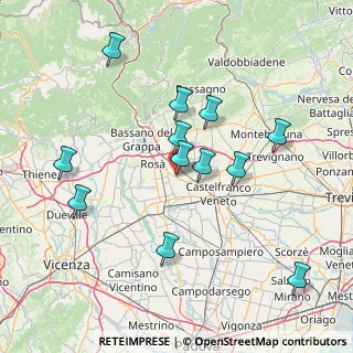 Mappa Viale Marco Biagi, 31037 Loria TV, Italia (14.93167)