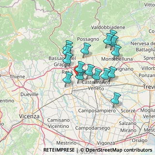 Mappa Viale Marco Biagi, 31037 Loria TV, Italia (11.16)