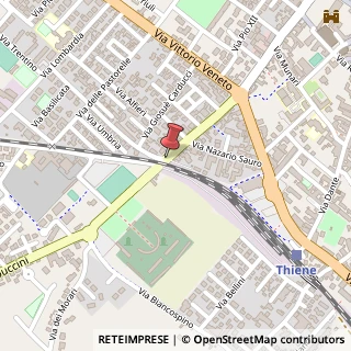 Mappa Via Santa Maria dell'Olmo,  51, 36016 Thiene, Vicenza (Veneto)