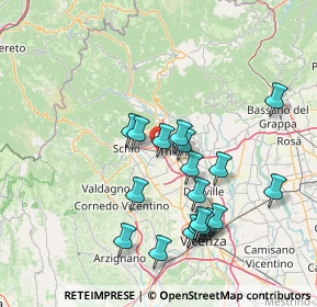 Mappa Via del Progresso, 36035 Marano Vicentino VI, Italia (14.39842)