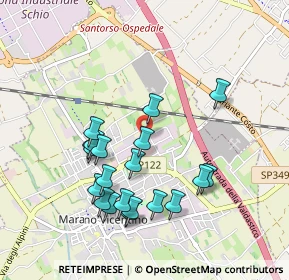 Mappa Via del Progresso, 36035 Marano Vicentino VI, Italia (0.9155)