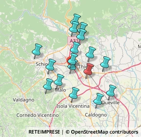 Mappa Via del Progresso, 36035 Marano Vicentino VI, Italia (6.02235)