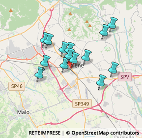 Mappa Via Nazario Sauro, 36016 Thiene VI, Italia (2.79571)