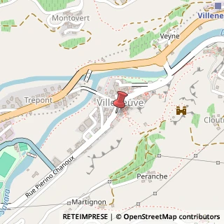 Mappa Via Pierino Chanoux, 26, 11018 Villeneuve, Aosta (Valle d'Aosta)