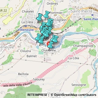 Mappa Località Chavonne, 11018 Villeneuve AO, Italia (0.31429)