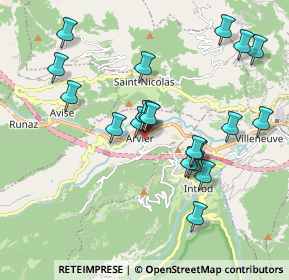 Mappa Via Du Chateau, 11011 Arvier AO, Italia (1.879)