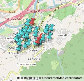 Mappa Fraz. Chateau, 11010 Aymavilles AO, Italia (0.35185)