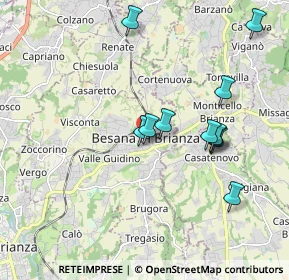 Mappa Piazza Cuzzi, 20842 Besana In Brianza MB, Italia (1.78818)