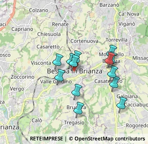 Mappa Via Pietro Ponti, 20842 Besana in Brianza MB, Italia (1.5)