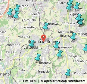 Mappa Via Pietro Ponti, 20842 Besana in Brianza MB, Italia (3.0205)